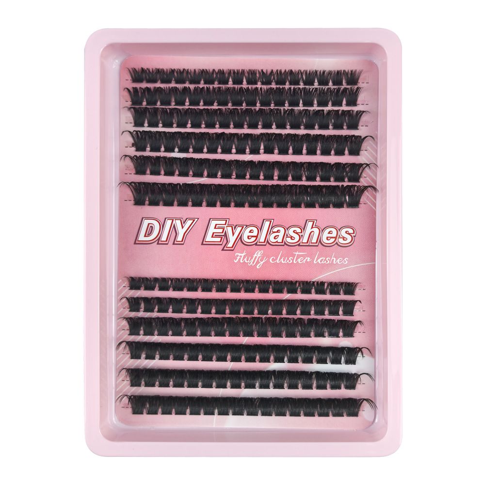 Lash Clusters Kit - Stunning Natural Black 60D Volume Eyelash Extensions, 216 Pcs Individual Lashes 8-16mm, D Curl Thick Cluster Lashes for Gorgeous Eyes