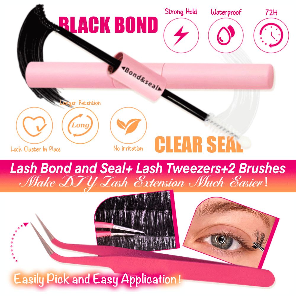 False eyelashes DIY single cluster 80P thick curling and the United States hot melt 30P40P32-row false eyelash glue set 60P80P thick segmented eyelashes 30P40P50P mixed eyelash natural large-capacity