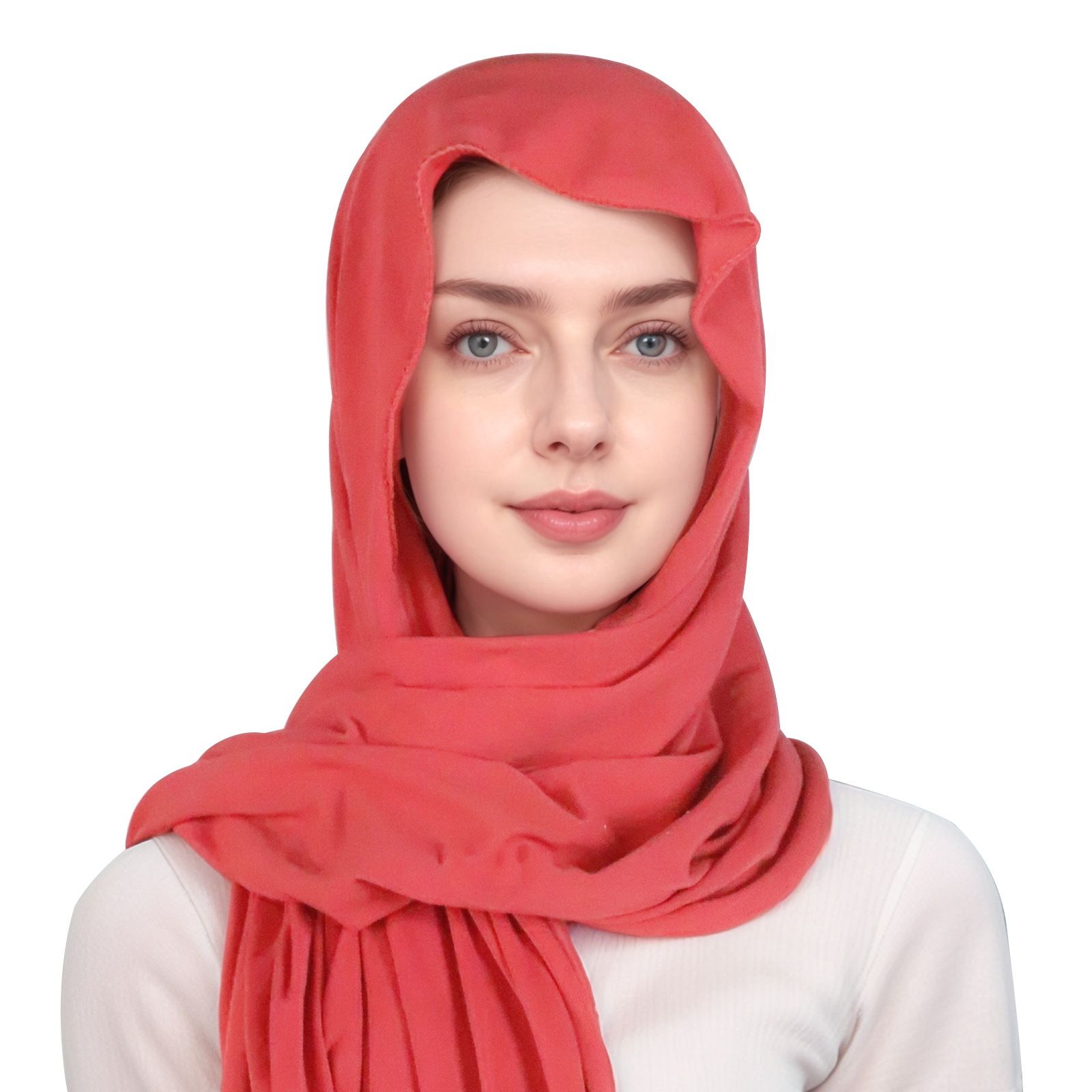 Jersey solid color milk silk scarf female classic Joker modal long scarf monochrome scarf women hat muslim braid head scarf turban head wrap ramadan hair loss islamic headwear arab fashion