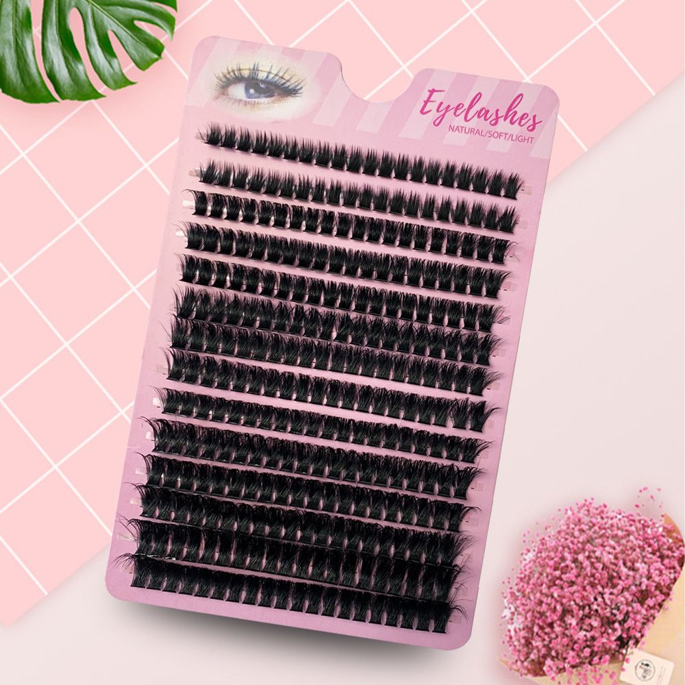 Lashes Nautral Look False Eyelashes 10 Pairs， Russian Strip Lashes Mink Wispy Lashes Pack D-curly Thick Full Volume Cat Eye Lashes Look Like Extensions