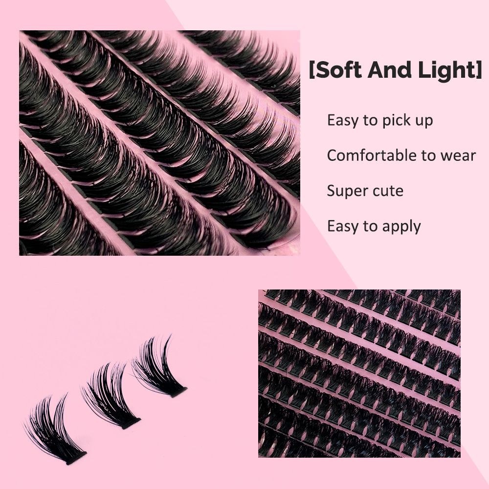 Lashes Nautral Look False Eyelashes 10 Pairs， Russian Strip Lashes Mink Wispy Lashes Pack D-curly Thick Full Volume Cat Eye Lashes Look Like Extensions
