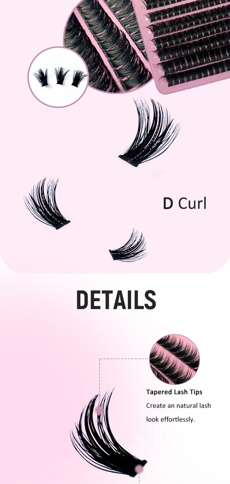 Lashes Nautral Look False Eyelashes 10 Pairs， Russian Strip Lashes Mink Wispy Lashes Pack D-curly Thick Full Volume Cat Eye Lashes Look Like Extensions