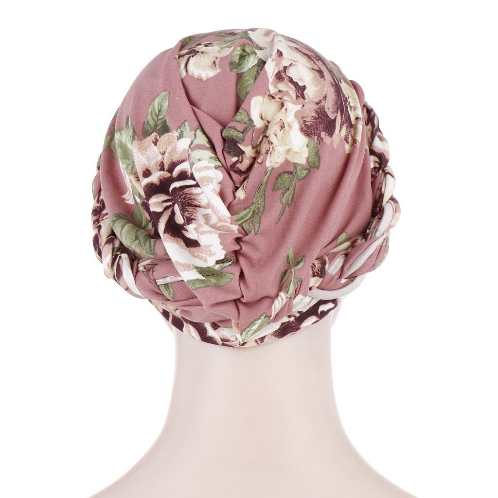 Cancer Chemo Beanies Bandana Headwrap Cap Satin Bonnet Head Scarf Hijab Braid Silky Turban Hats for Women