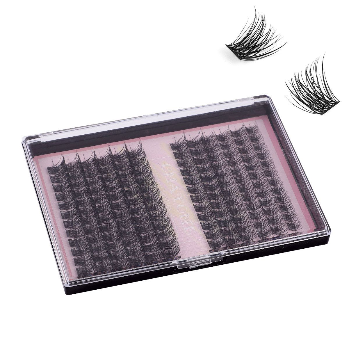 Natural Dense C-curve Single Cluster False Eyelashes Festival 8-16mmdiy Segmented Thick Eyelashes Diy Segmented Eyelash False Eyelash D Curve Natural Thick Curl 30d80d Single Tufted high-capacity Eyel