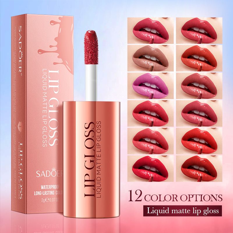 Liquid Matte, Lip Gloss, Waterproof Transfer-Proof Long-Lasting Hold, 12 Shades, 2g view 3