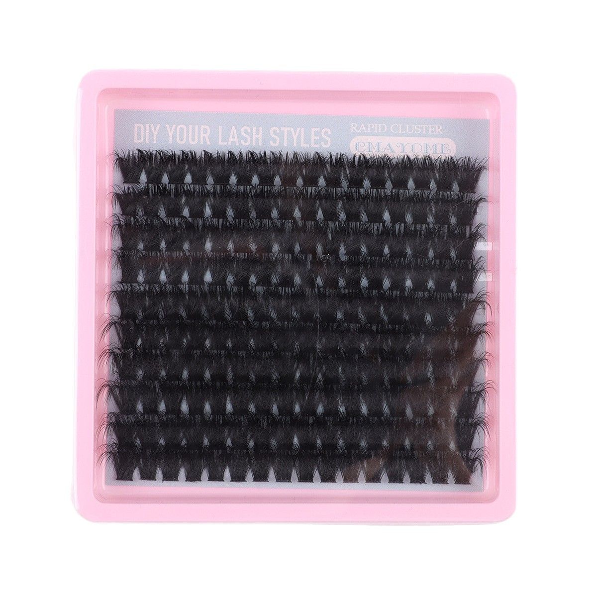 Lash Clusters Kit 60D Fluffy Lash Clusters Eyelash Extension Kit 12-20mm Individual Lashes Kit with Lash Bond and Seal, Lash Tweezers for DIY Lashes Extension