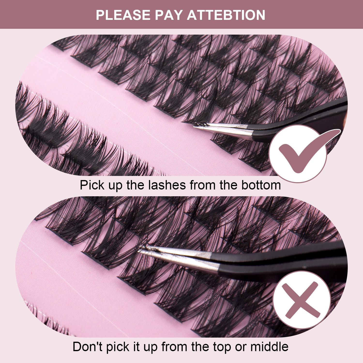 Lash Clusters 320PCS Wispy Individual Lashes 8-16MM 30D 40D 60D Thick Volume Eyelash Extensions Fluffy Soft Eyelashes Natural D Curl Eyelash Clusters DIY Lash Extension-30+40+60D