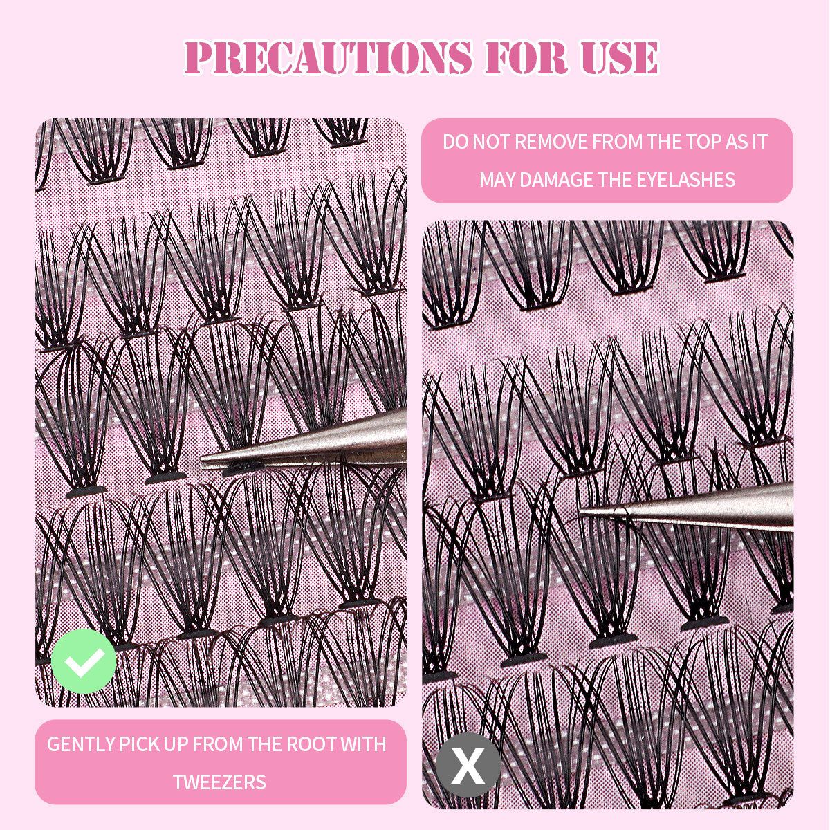 Lash Extension Kit DIY Lash Clusters 800pcs Cluster Lashes Individual Lashes Book Set Eyelash Extension Kit with Lash Bond and Seal,Lash Remover,Lash Tweezers(30D+40D+50D+60D Kit,8-18mm)
