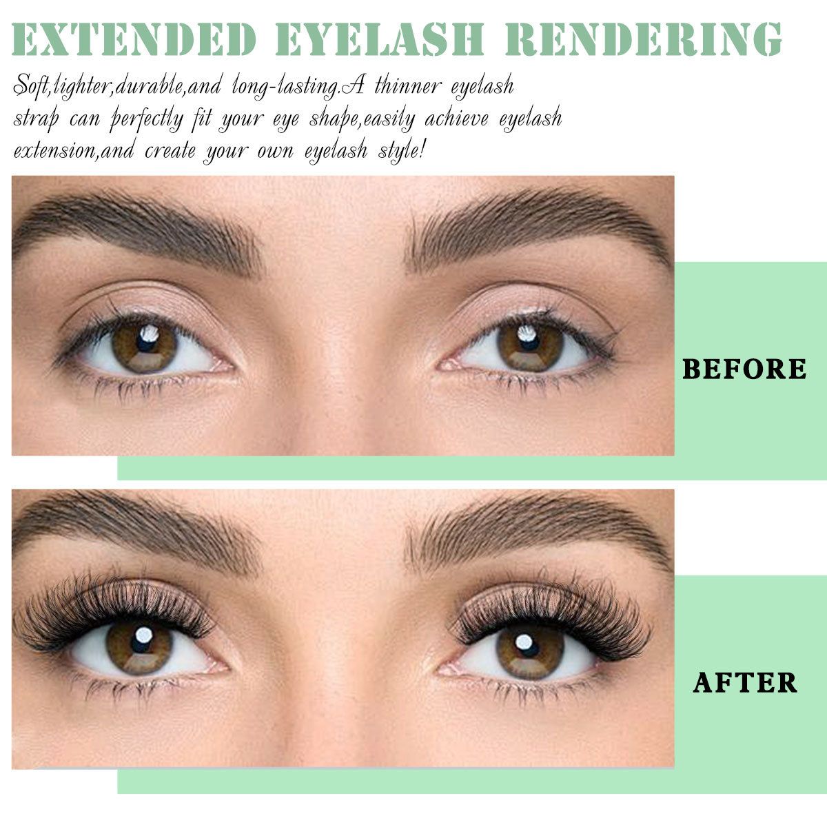 Individual Clusters Lash Extensions kit DIY 640pcs Dramatic Volume Eyelash Mixed Length (9-16mm 30D 40D 50D kit) Individual Lashes Kit Tray with Bond & Seal, Lash Tweezers