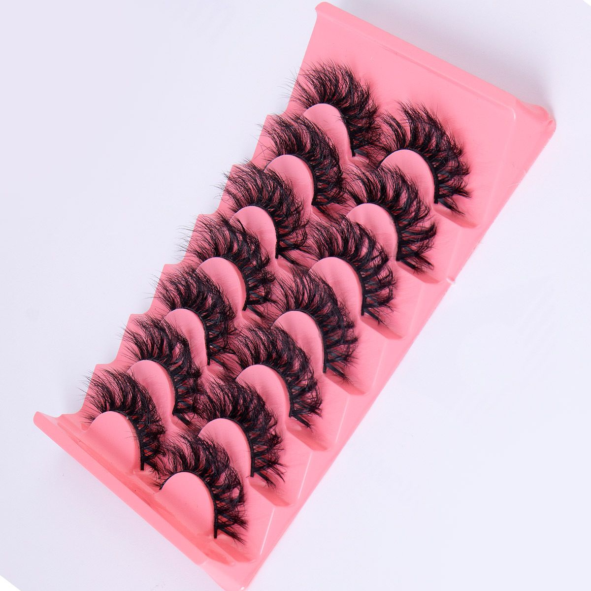 Eyelashes Mink Lashes Dramatic Full Volume False Eyelashes 60D Faux Mink Eye Lash 18mm Long Lashes Pack 7 Pairs