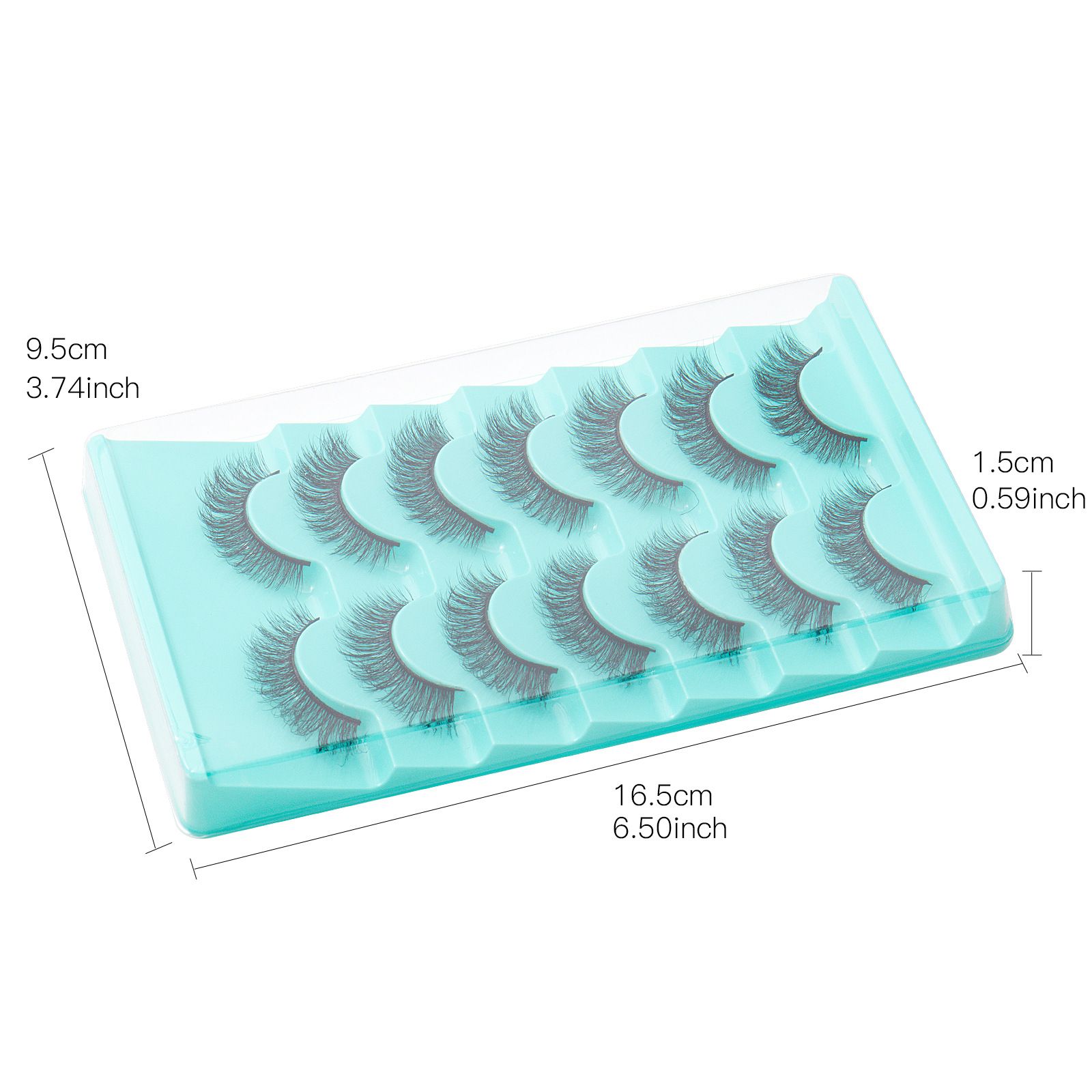 New 7 Pairs Natural Thick False Eyelashes Fake Lashes Long Makeup 3d Mink Lashes Extension Eyelash Mink Eyelashes for Beauty