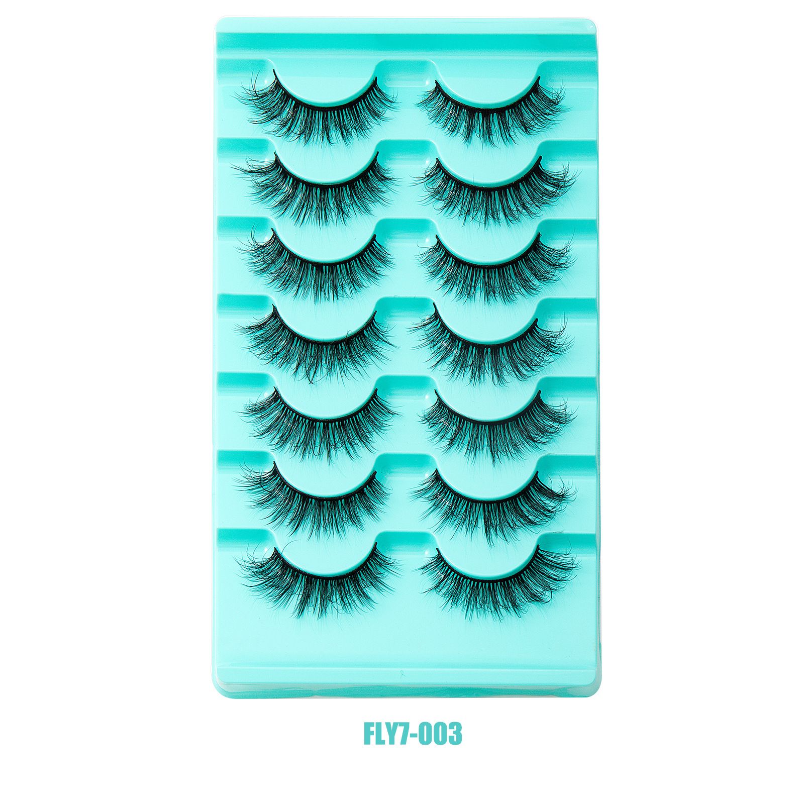 New 7 Pairs Natural Thick False Eyelashes Fake Lashes Long Makeup 3d Mink Lashes Extension Eyelash Mink Eyelashes for Beauty