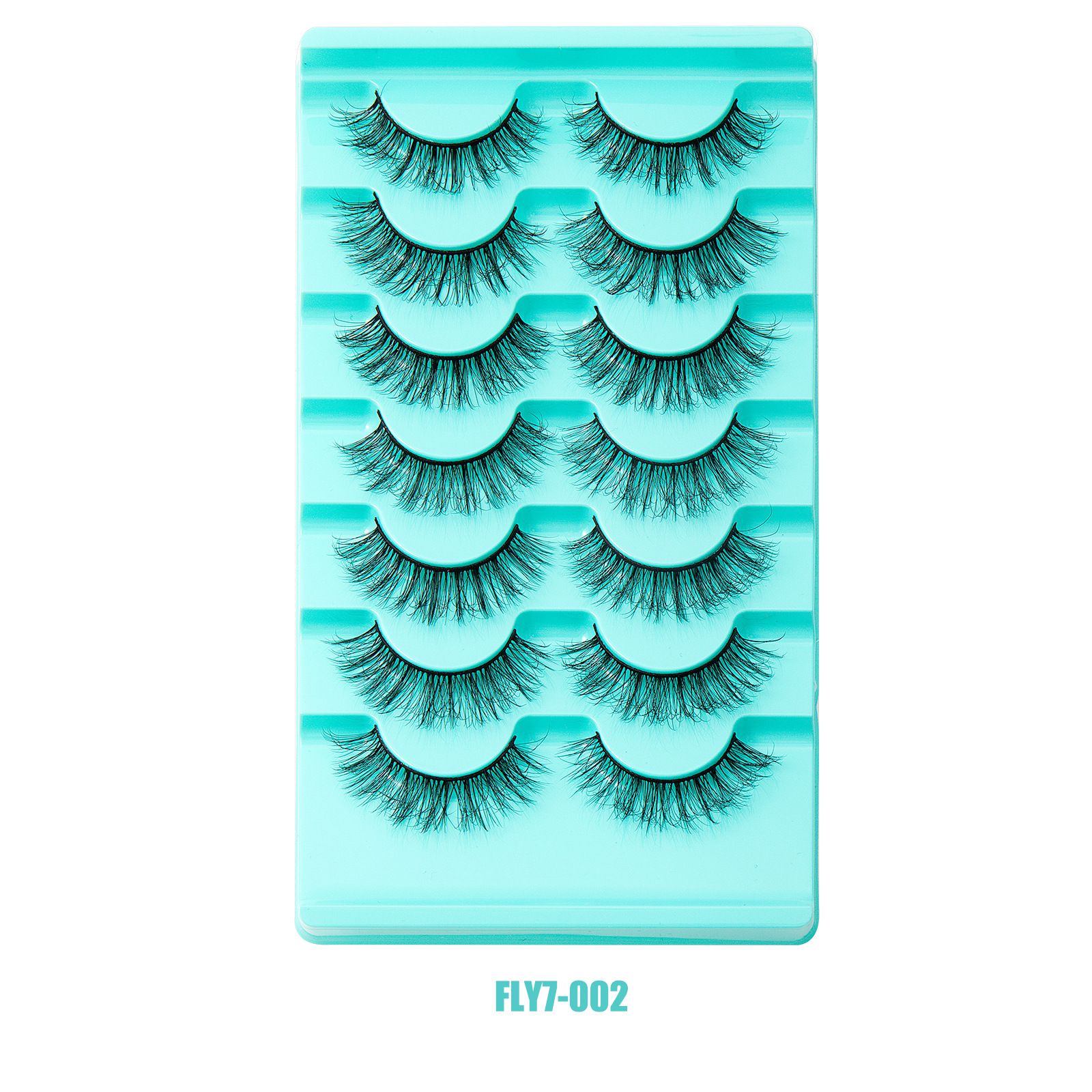 New 7 Pairs Natural Thick False Eyelashes Fake Lashes Long Makeup 3d Mink Lashes Extension Eyelash Mink Eyelashes for Beauty