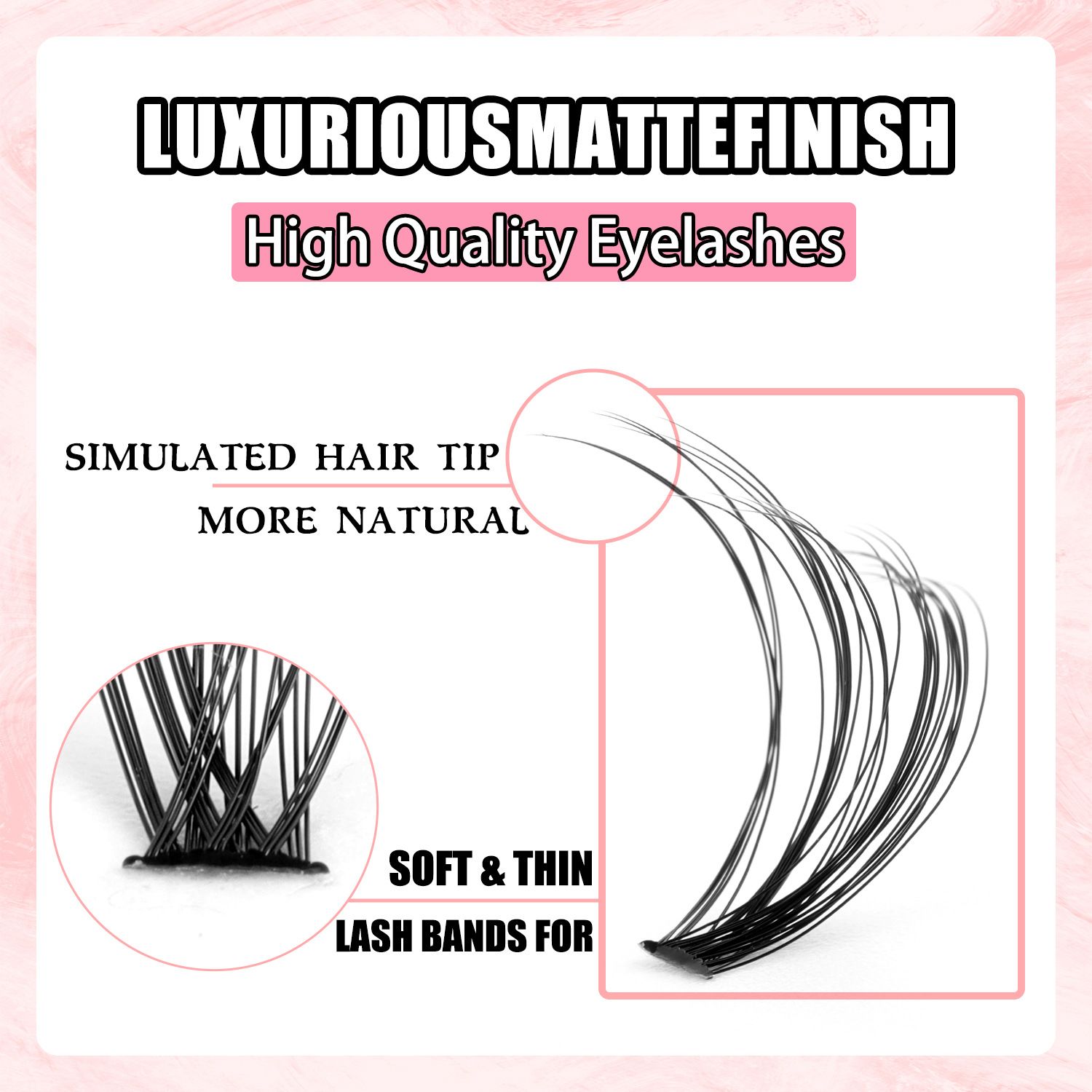 Lash CLusters Wispy Eyelash Clusters Natural Lash Extensions C-Curly DIY Eyelash Extensions zanlufly 144cs Individual Lashes(10MM 12MM 14MM 16MM) view 5