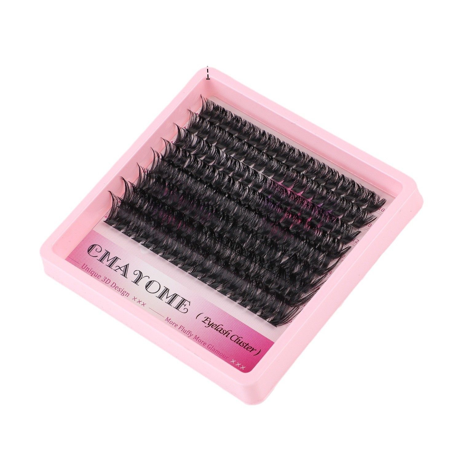 Lash CLusters Wispy Eyelash Clusters Natural Lash Extensions C-Curly DIY Eyelash Extensions zanlufly 144cs Individual Lashes(10MM 12MM 14MM 16MM) view 6