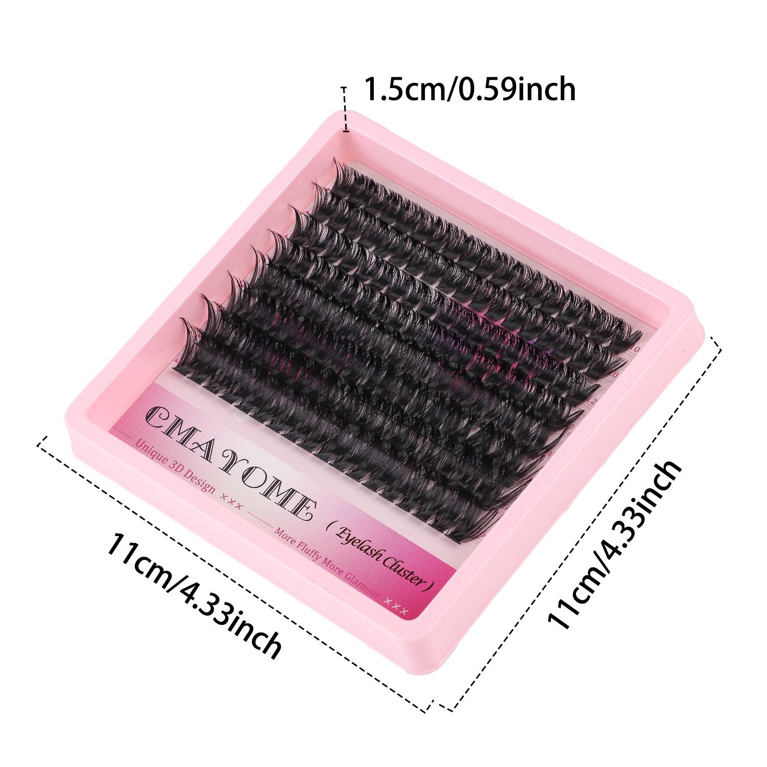 Lash CLusters Wispy Eyelash Clusters Natural Lash Extensions C-Curly DIY Eyelash Extensions zanlufly 144cs Individual Lashes(10MM 12MM 14MM 16MM) view 10