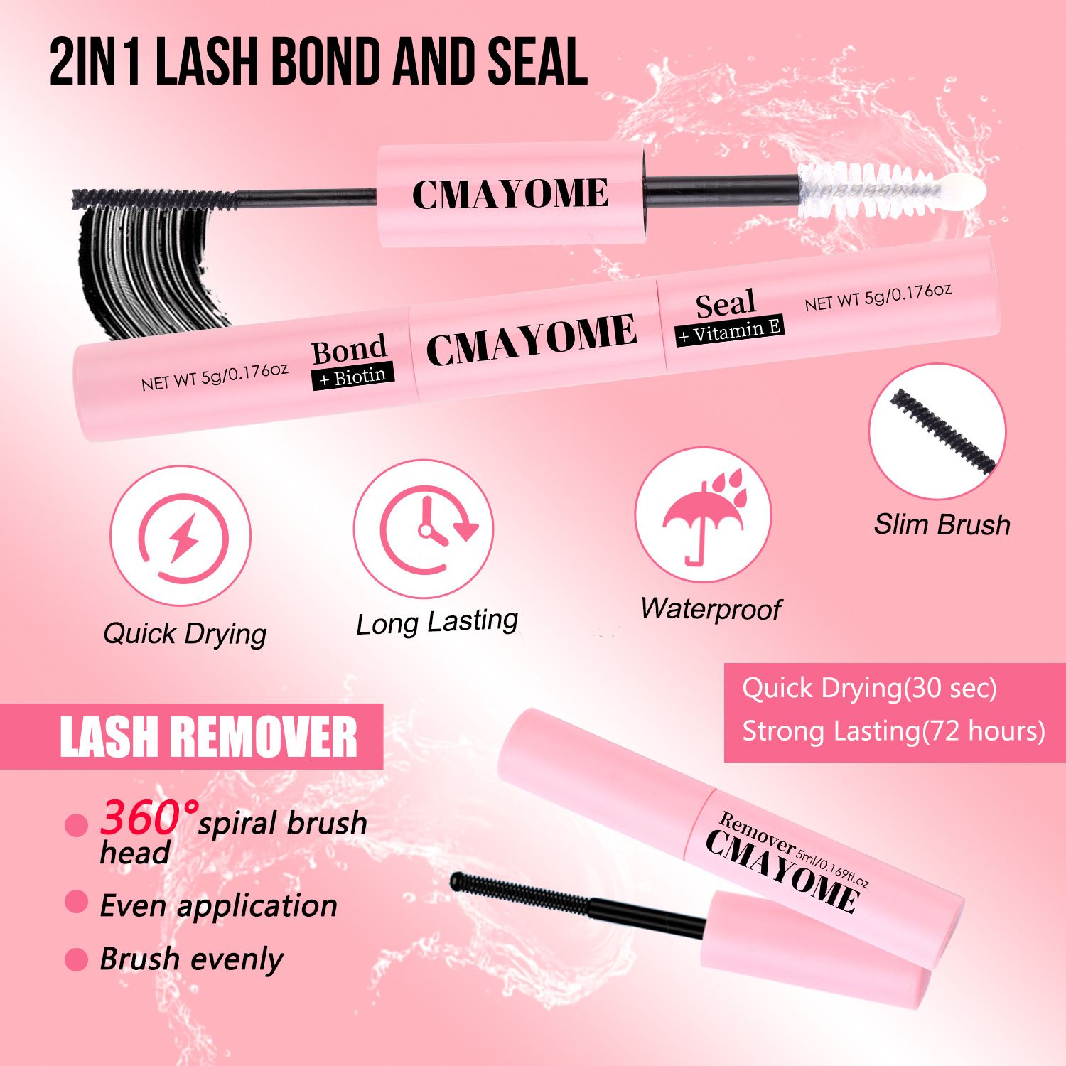 DIY Fairy Lash Clusters Kit,Premade eyelash clusters 320 PCS,Waterproof D 9-16 MIX hybrid lash clusters Thick 30D+40D+50D Natural Eyelash Extension for Beginners