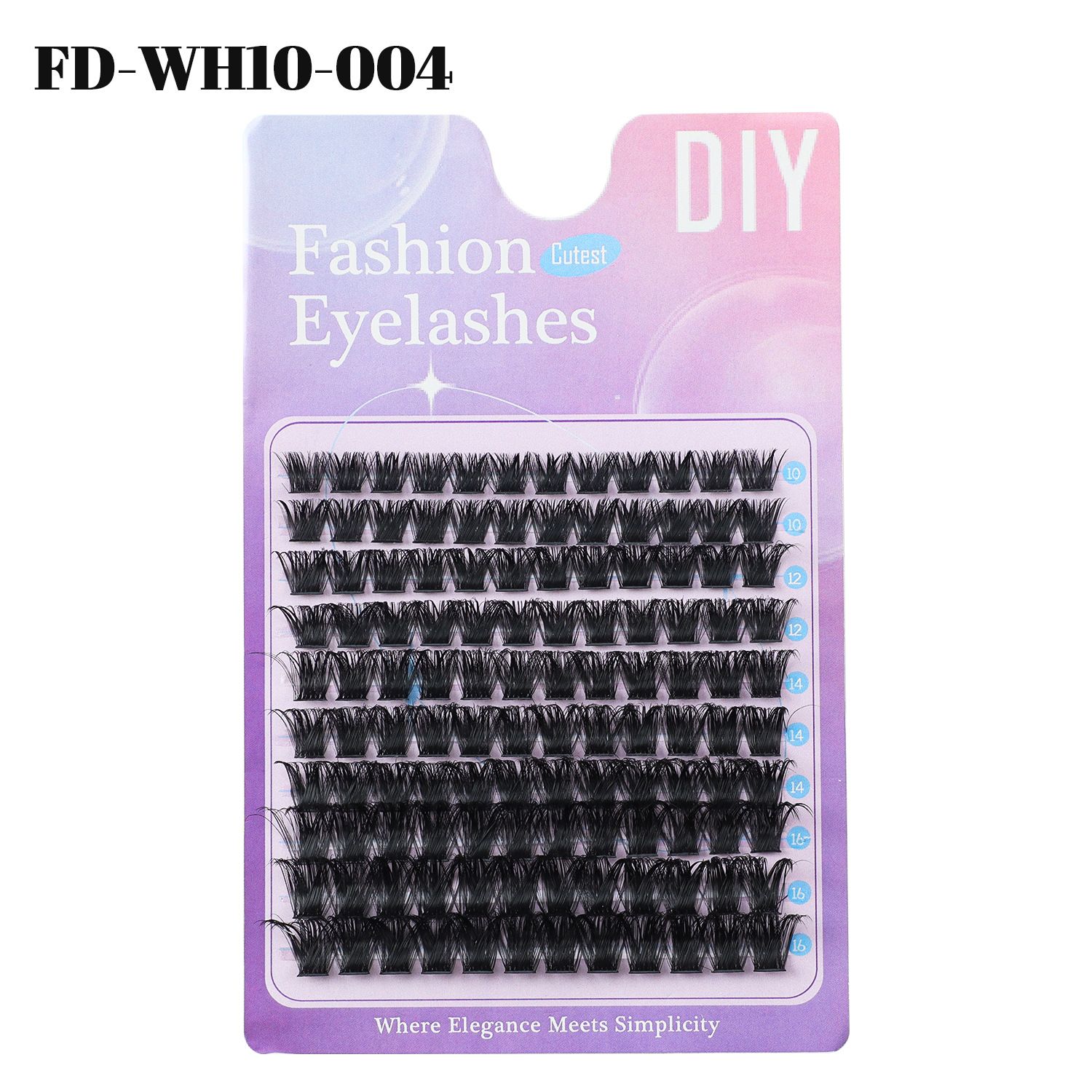 Lash Clusters, DIY Eyelash Extension, Lightweight Clusters Individual lashes, Wispy Soft Reusable Artificial Natural Look for Cluster Lash, Curl False Eyelashes view 8