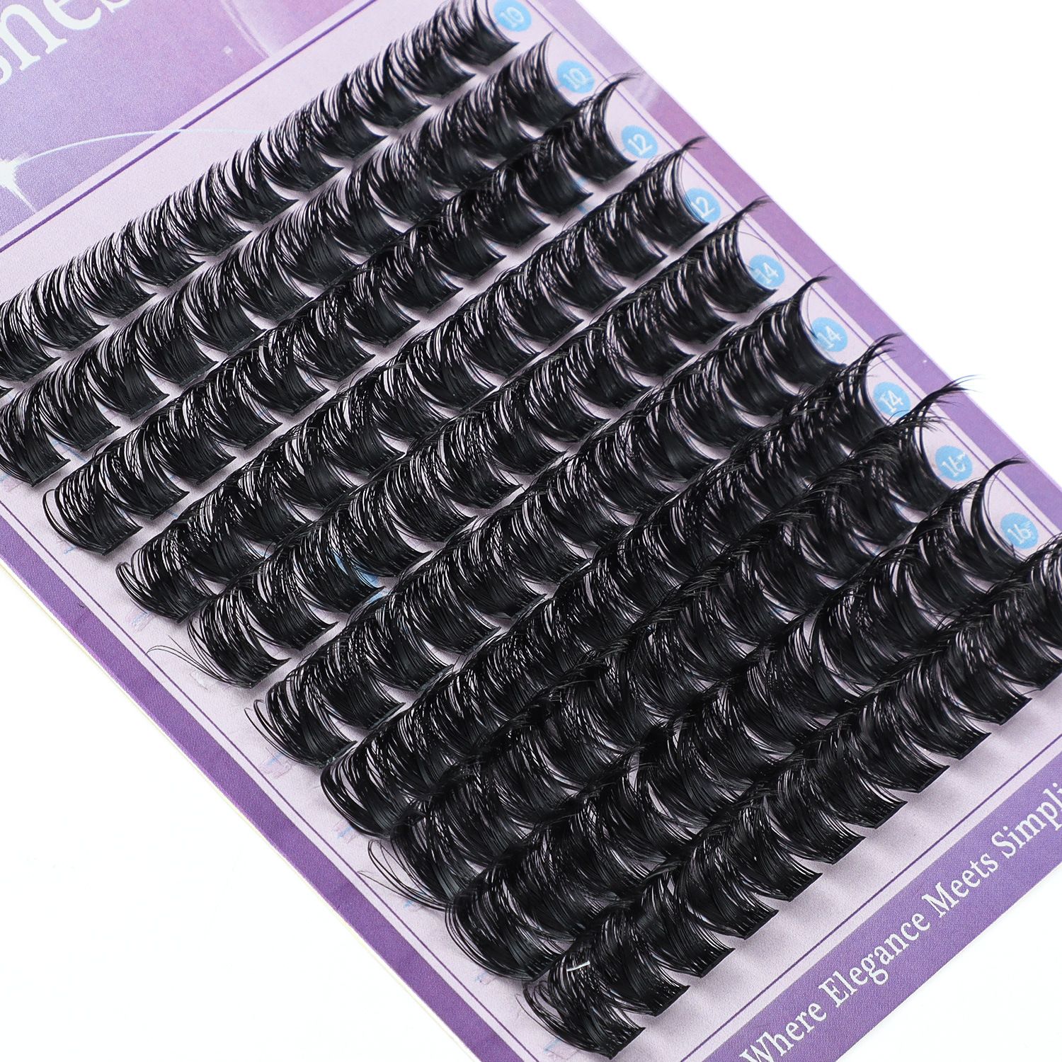 Lash Clusters, DIY Eyelash Extension, Lightweight Clusters Individual lashes, Wispy Soft Reusable Artificial Natural Look for Cluster Lash, Curl False Eyelashes view 5