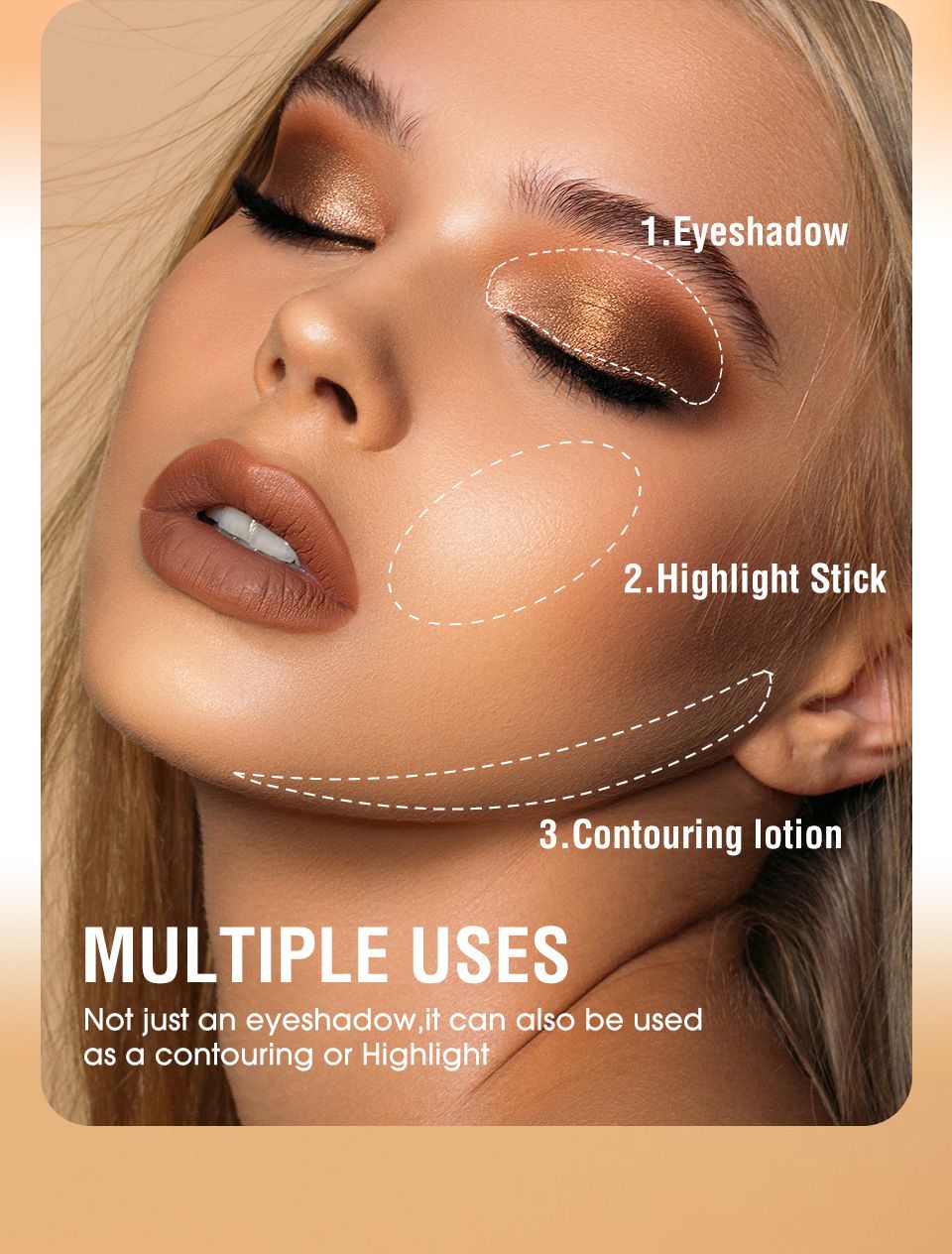 8 Colors Eyeshadow Stick Set, Shimmer Matte Eye Shadow Crayon Eye Brightener Stick, Smooth Texture Cream Eyeshadow Pen, Long Lasting Waterproof Eye Shadow Pencil Gift Set