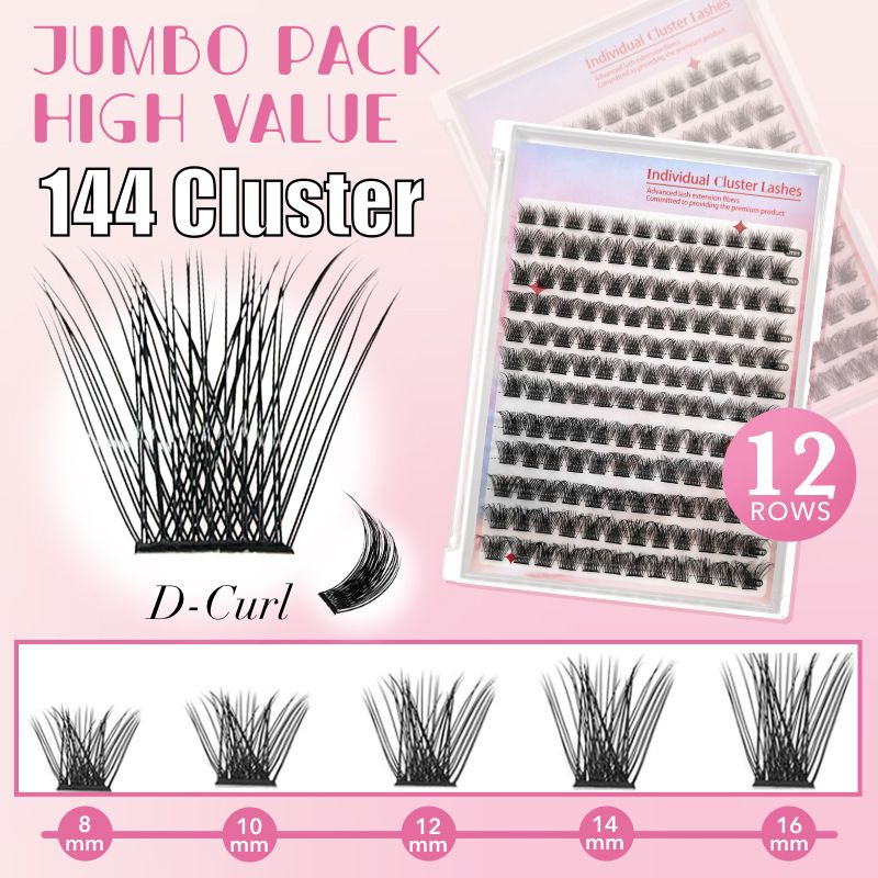 Lash Extension Kit DIY pcs Lash Clusters Eyelash Extension Kit, 9-16mm 30D 40D Individual Lashes Kit with Lash Segmented Eyelash False Eyelash Large-capacity Diy Eyelash Set+double Glue+tweezers
