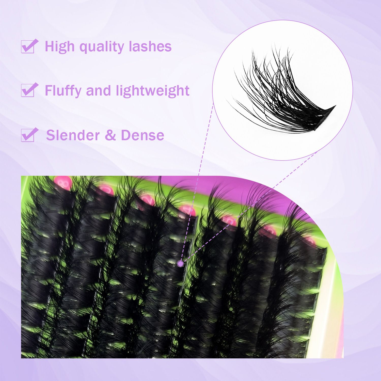 C Curl Lash Clusters Extensions 280 Pcs Individual Eye lash Clusters 80D100D Cluster Eyelash Lashes Wispy Clusters Lashes Makeup at Home - DIY Lash Extension Kit for Self Application (9-18MM) Mix