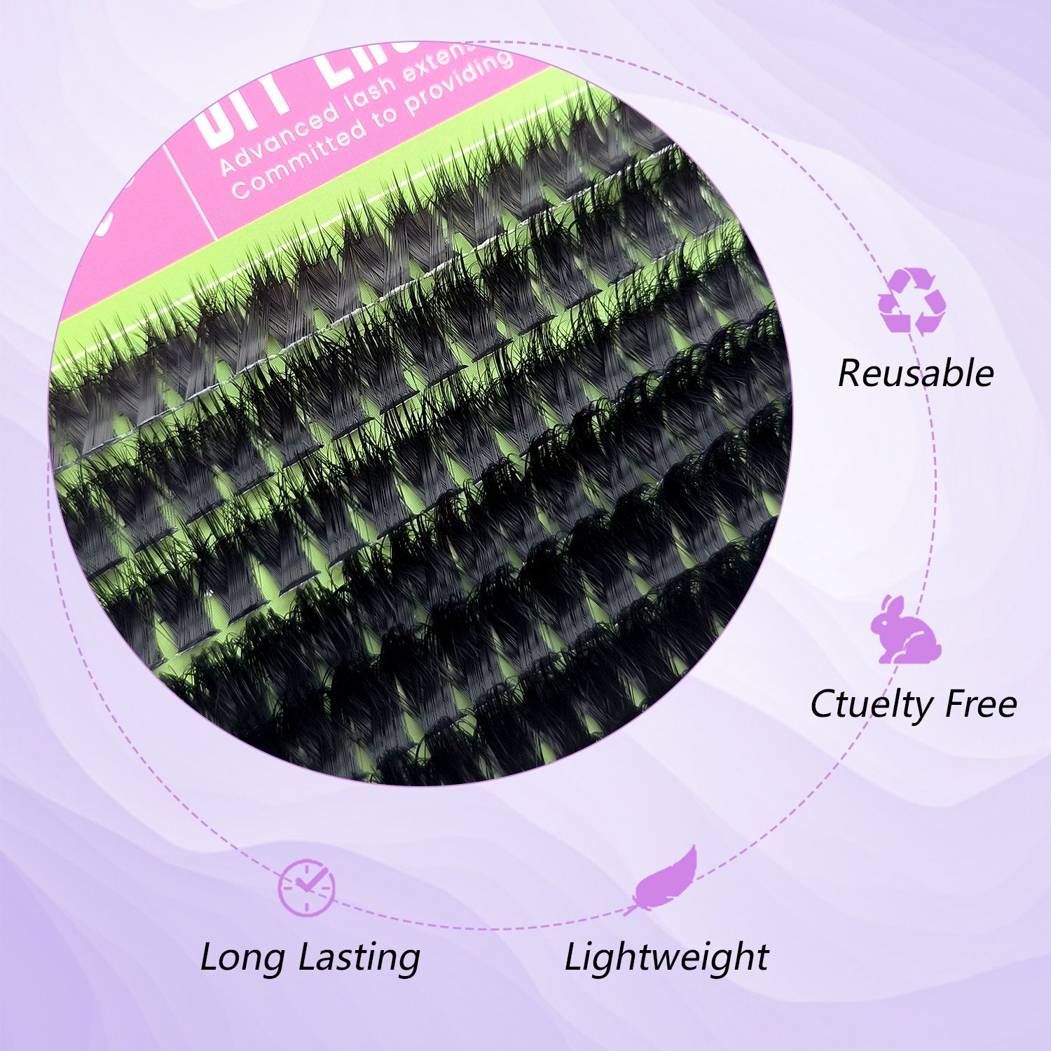 C Curl Lash Clusters Extensions 280 Pcs Individual Eye lash Clusters 80D100D Cluster Eyelash Lashes Wispy Clusters Lashes Makeup at Home - DIY Lash Extension Kit for Self Application (9-18MM) Mix