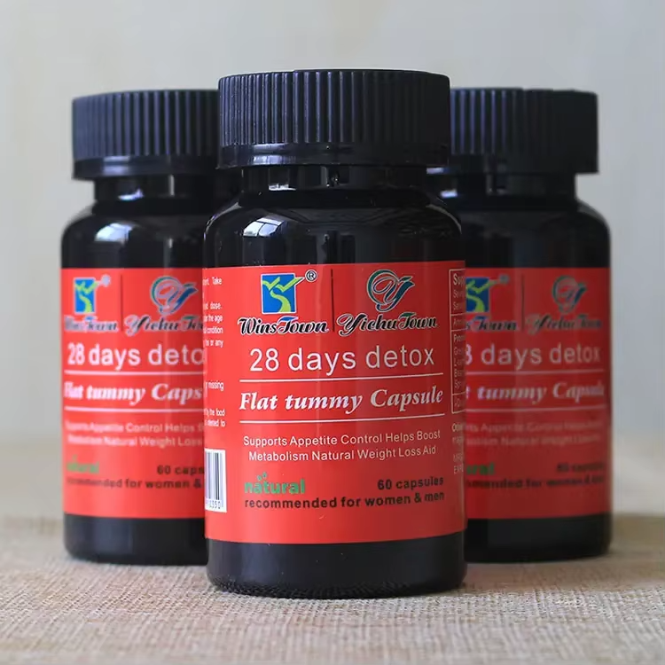 28 DAY Detox Flat Tummy Capsule Herbal Capsule for Body Detoxing, Burning Belly CAPSULES with Organic Green tea Detox and Weight Loss Women Multivitamins Chewa