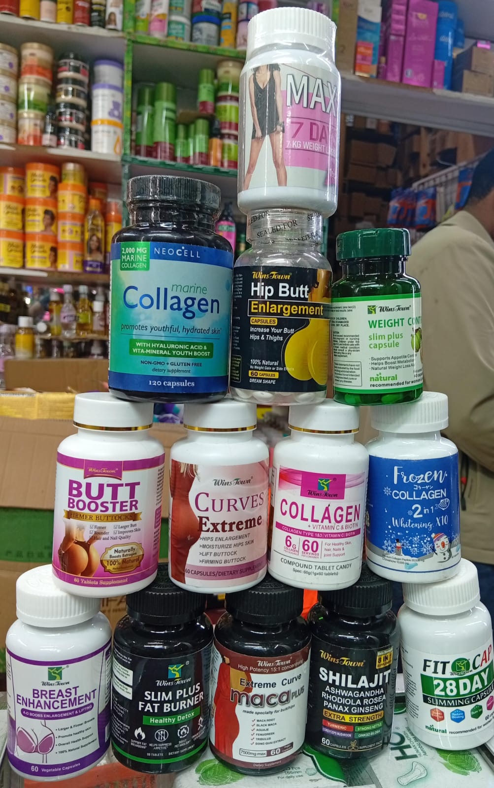 A variety of our capsules