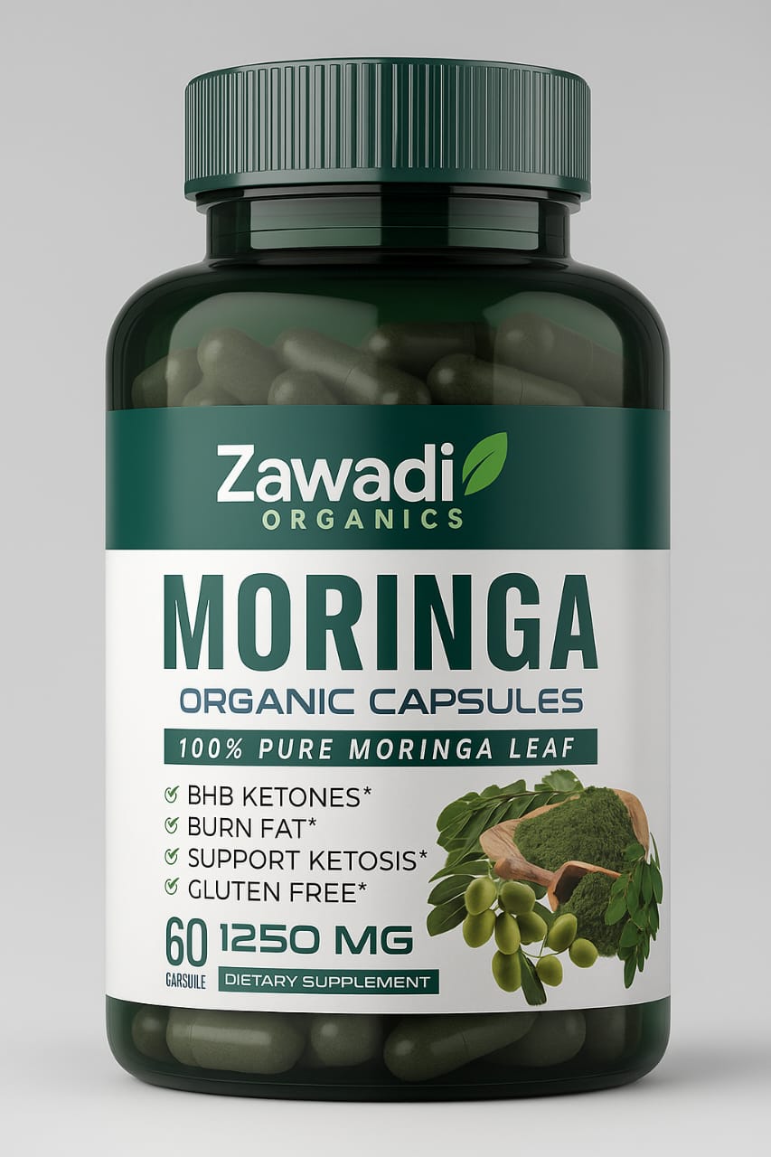 Moringa powder capsules for indirect intake and non smoothie takers