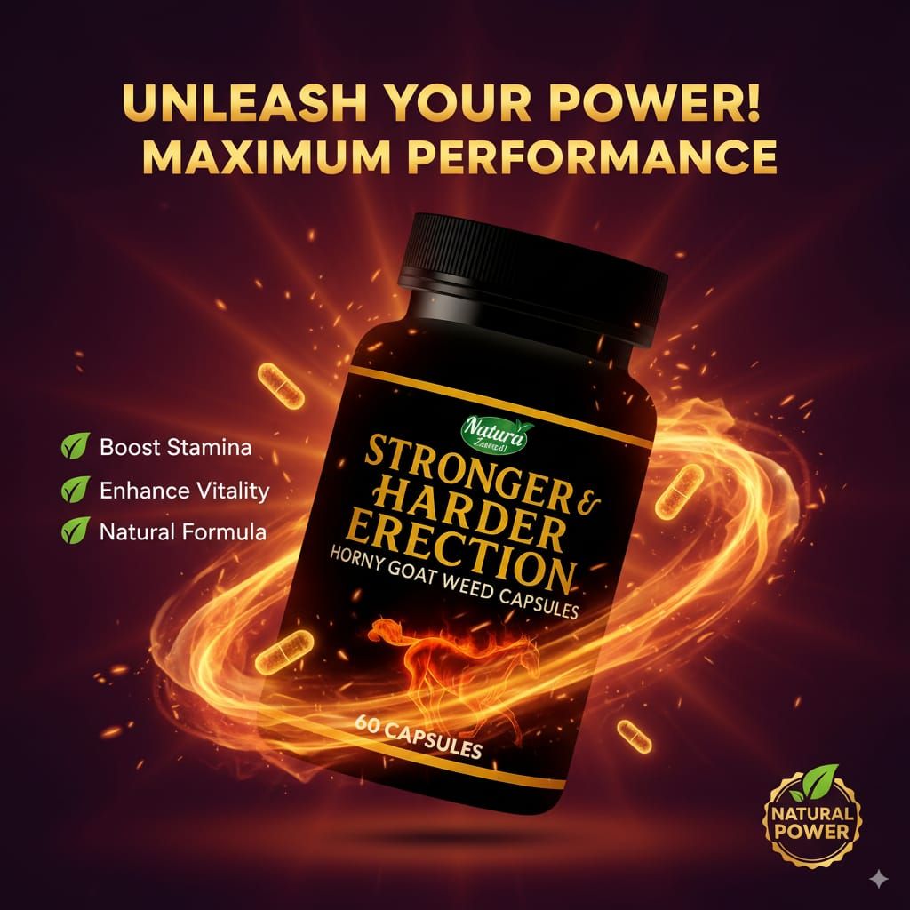 Men's performance capsules for stronger harder erection.