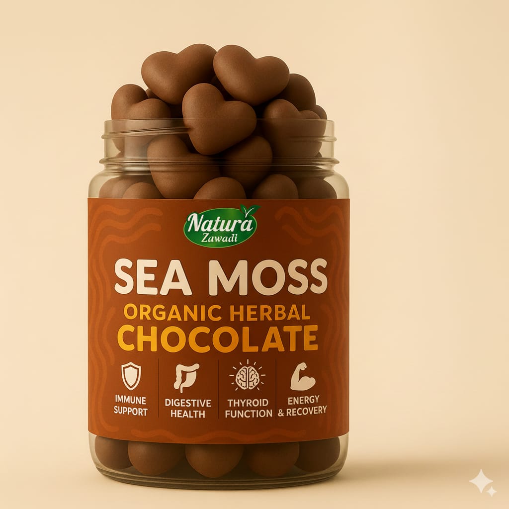 Organic sea moss chocolate for immune boost and gut health