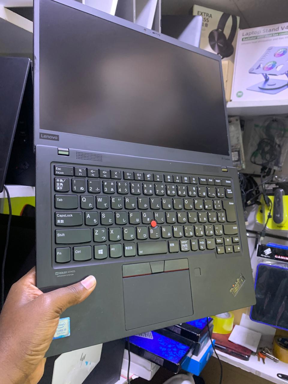GRADE A EX UK X1 CARBON LENOVO THINKPAD INTEL CORE I5 8TH GENERATION  14 INCH DISPLAY 6MONTH WARANT  SPEED OF 1.8GHz to 2.4GHz [8 CPU]