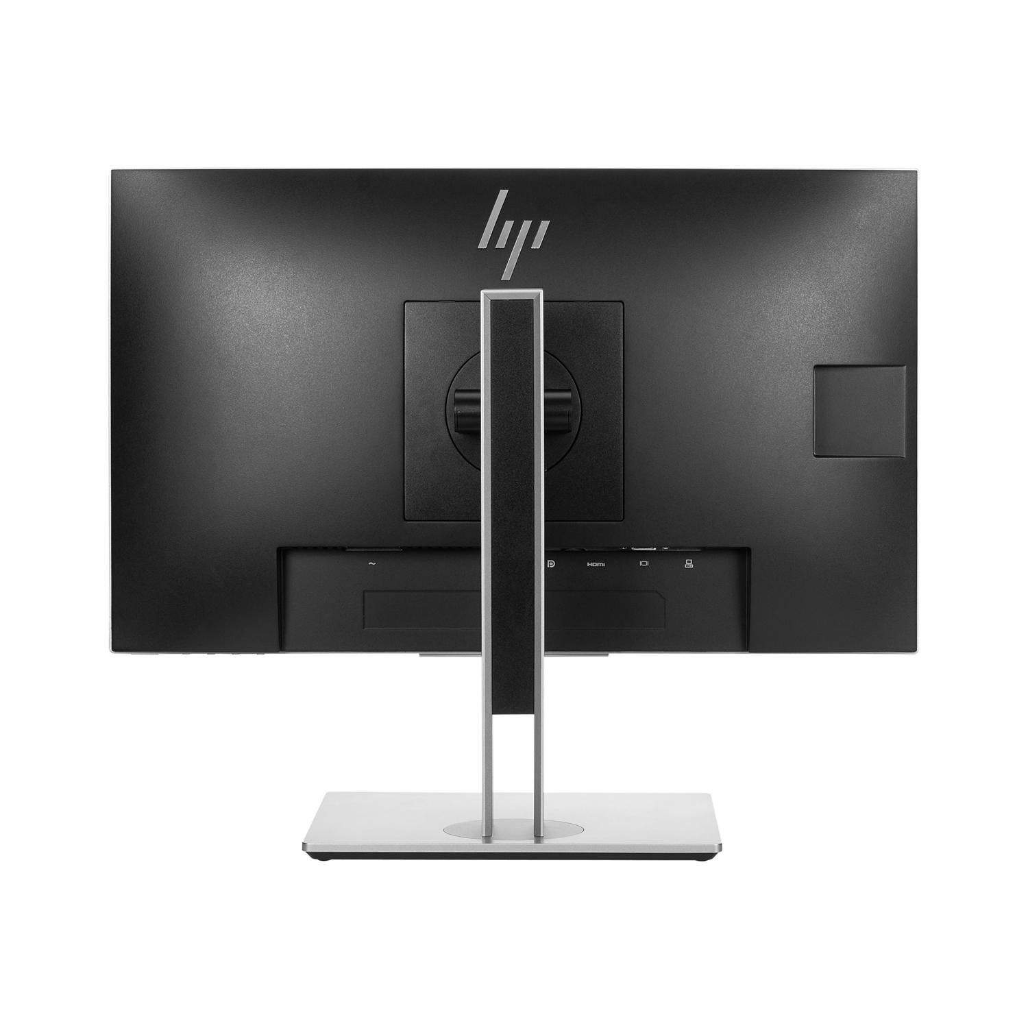 GRADE A EX UK HP MONITOR LCD E243 EDGE TO EDGE 24 INCH SCREEN WITH HDMI PORT,USB PORT SILVER BLACK FULL HD 1920 BY 1080