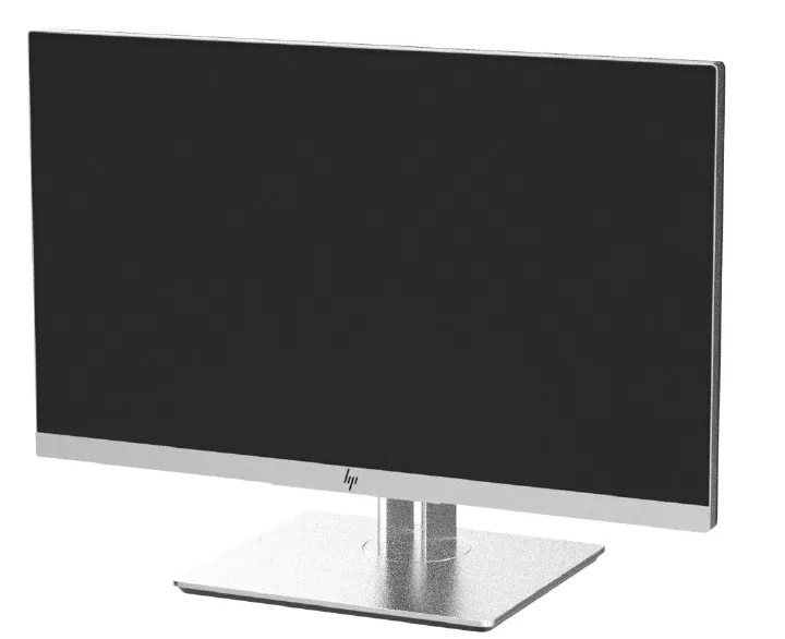 GRADE A EX UK HP MONITOR LCD E243 EDGE TO EDGE 24 INCH SCREEN WITH HDMI PORT,USB PORT SILVER BLACK FULL HD 1920 BY 1080