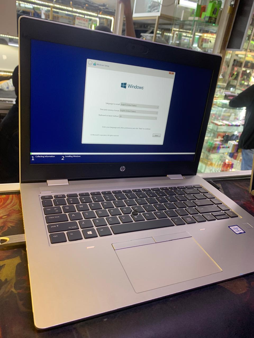 GRADE A EX HP PROBOOK 640 G5 INTEL CORE I5 16GBRAM 256SSD 8TH GENERATION 14 INCH DISPLAY SPEED OF 2.3GHz to 2.6GHz 6 MONTH WARANT