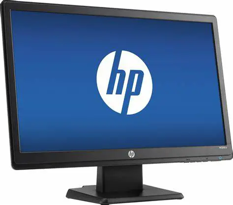 EX UK HP-20 INCH WIDESCREEN LCD-LED TFT MONITOR CRISP& CLEAR DISPLAY FOR WORK AND ENTERTAINMENT ALL BLACK