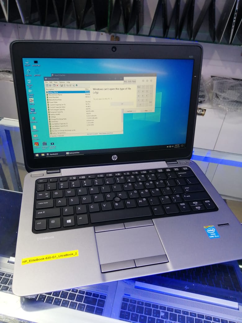 GRADE 1 HP ELITEBOOK 820 G1 INTEL  CORE I5 4TH GENERATION 8GB RAM 500HDD BLACK 12.5INCH 6 MONTH WARANT