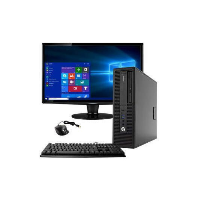 GRADE A COMPUTER DESKTOP AND MONITOR KEYBOARD,MOUSE 6TH GENERATION 8GBRAM 500HDD WITH 24'' MONITOR FULL SET