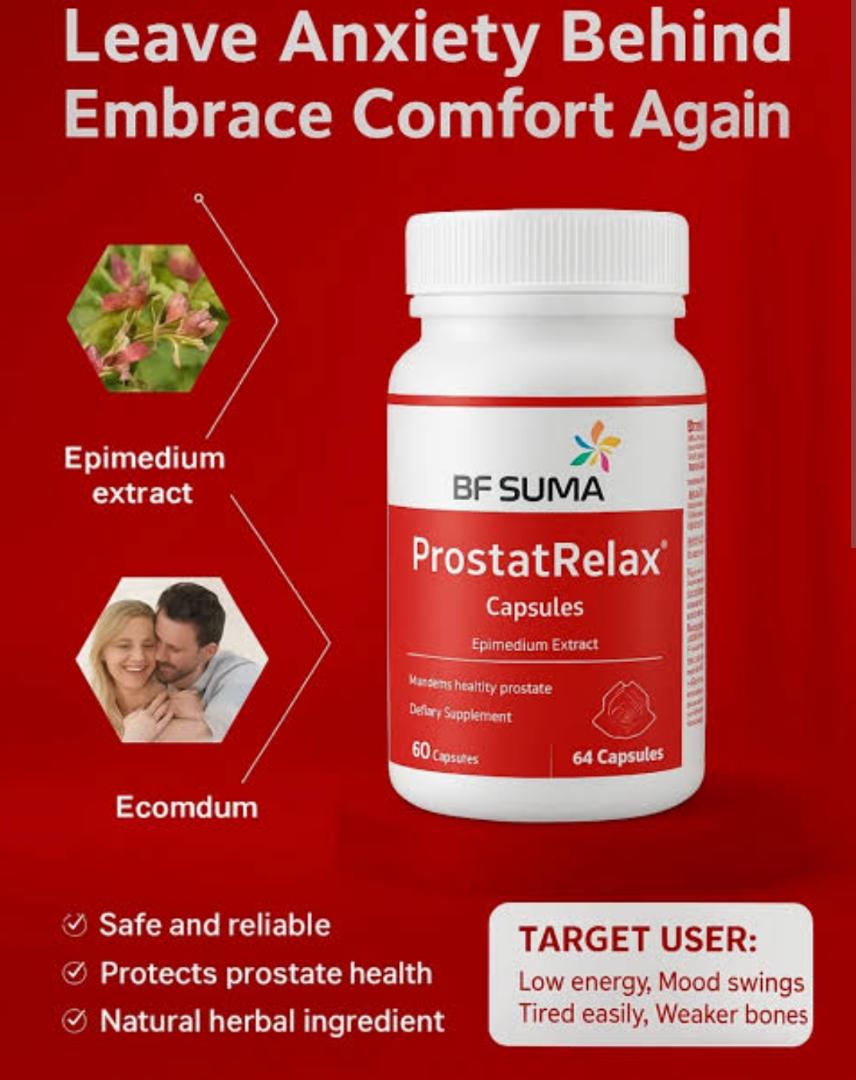 BF Suma ProstatRelax Capsules – Prostate Support Supplement for Men (30 Capsules)