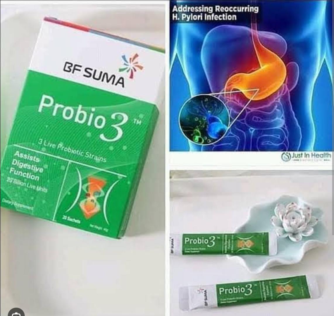 BF Suma Probio3 – Triple Probiotics Digestive Health Supplement (30 Capsules)