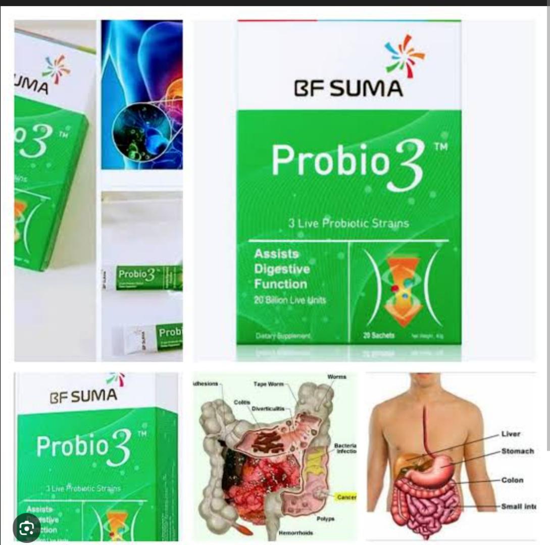 BF Suma Probio3 – Triple Probiotics Digestive Health Supplement (30 Capsules)