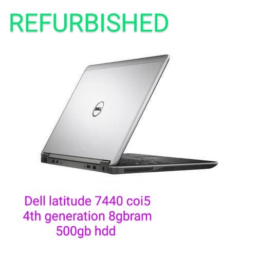 REFUBLISHED DELL LATITUDE 7440 COI5 4TH GENERATION 8GBRAM 256GBSSD
supported by 8GB of DDR3 RAM and a fast 256GB SSD for quick boot times and ample storage
Its 14-inch display offers crisp visuals