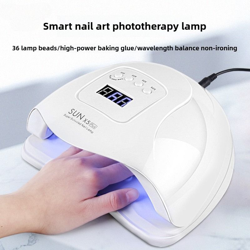 Nail Phototherapy Machine Sunx5Plus Nail Lamp 80w High Power Nail Baking Lamp Quick Drying Wearing and Drying Machine