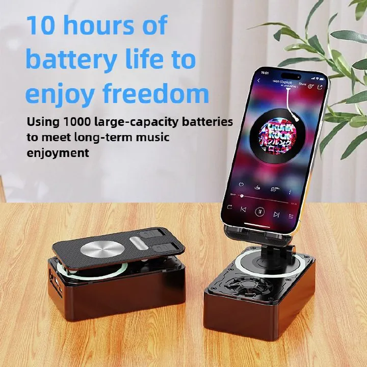 Hot selling desktop live streaming stand multifunctional three in one charging treasure blue tooth audio phone stand
