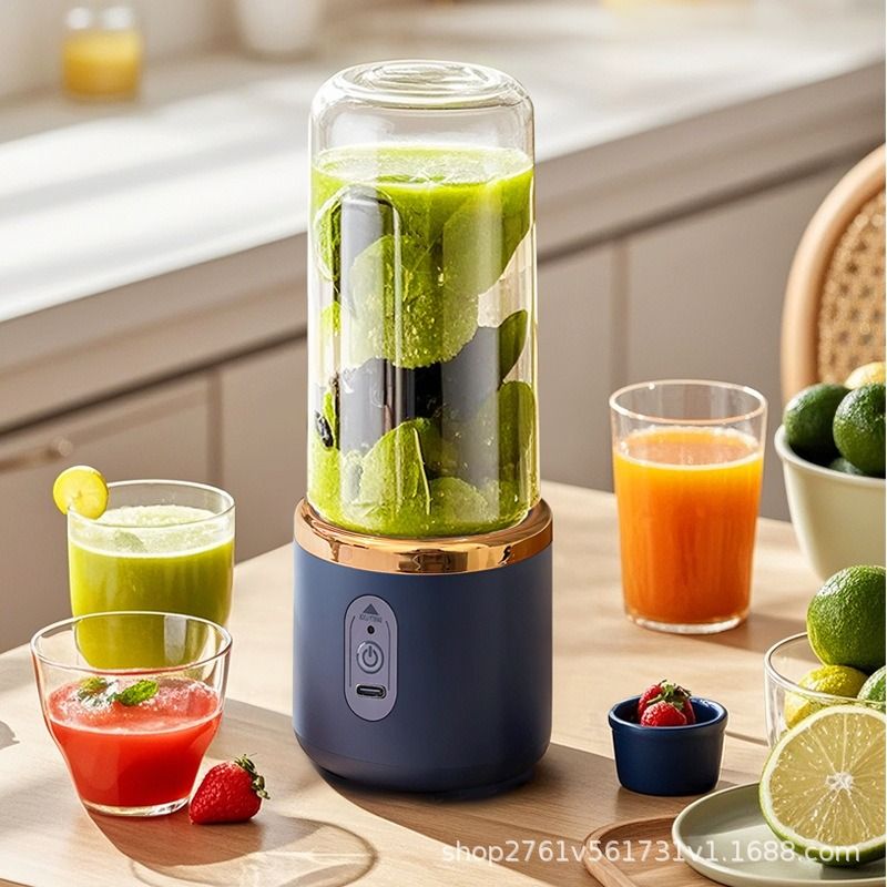 New portable and rechargeable juicer, small juice cup, student household multifunctional juicer, juicer cup