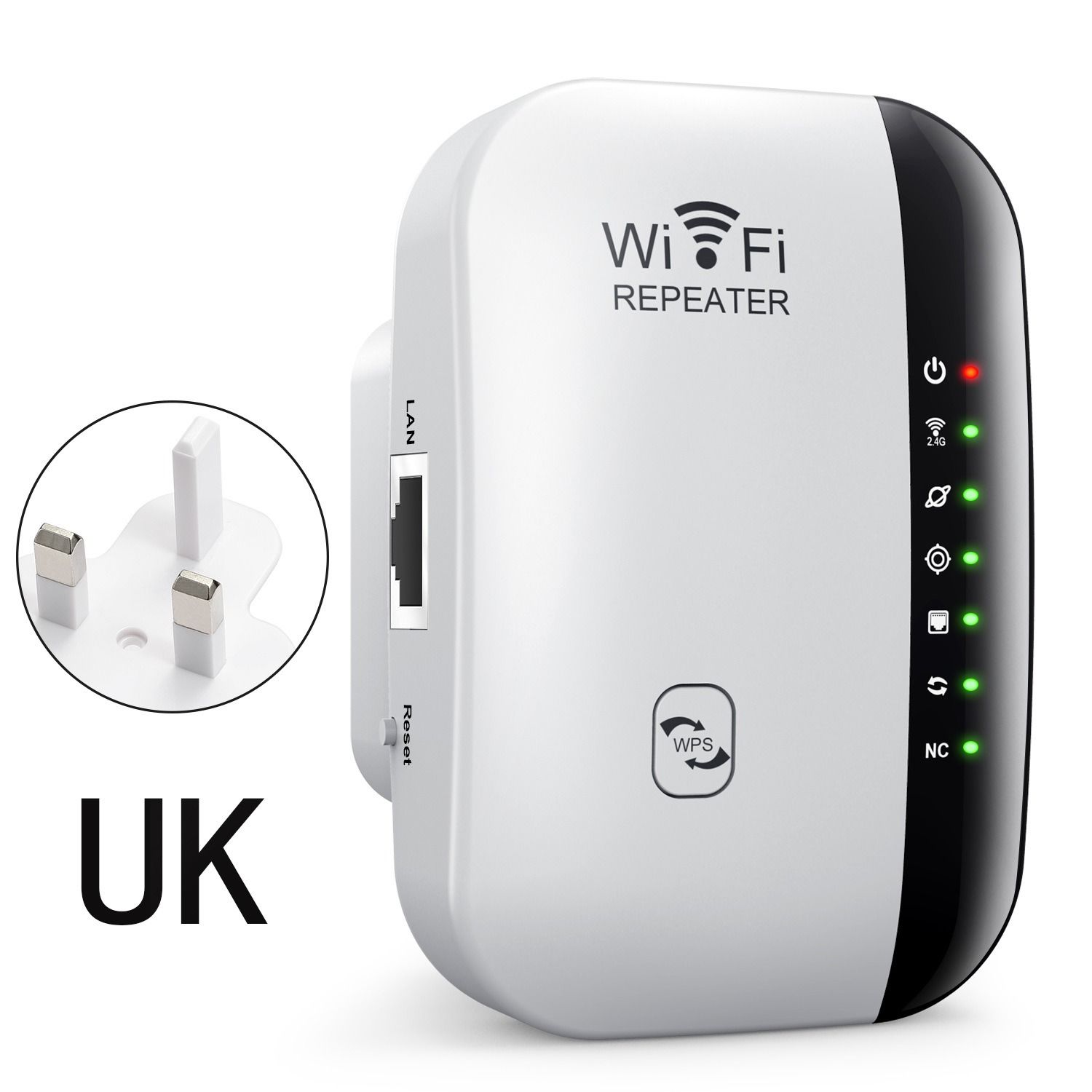WiFi repeater expansion network enhancer, British and Australian standard wireless signal amplifier, new home router