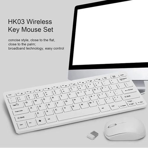 Limited Time Offer Brand New K-03 Mini Smart Tv, Android Wireless Keyboard + Mouse- White