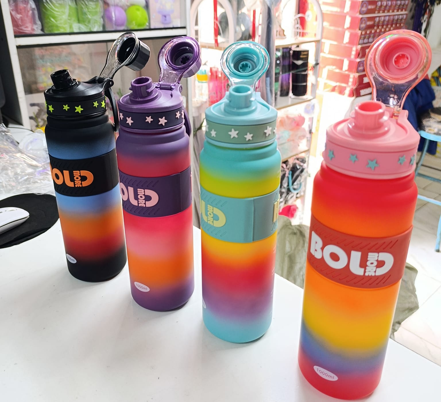 🔥🔥 Bold Motivational  water bottle Quote & Time Marker water bottle With times and unique inspirational quote, two colour water bottle