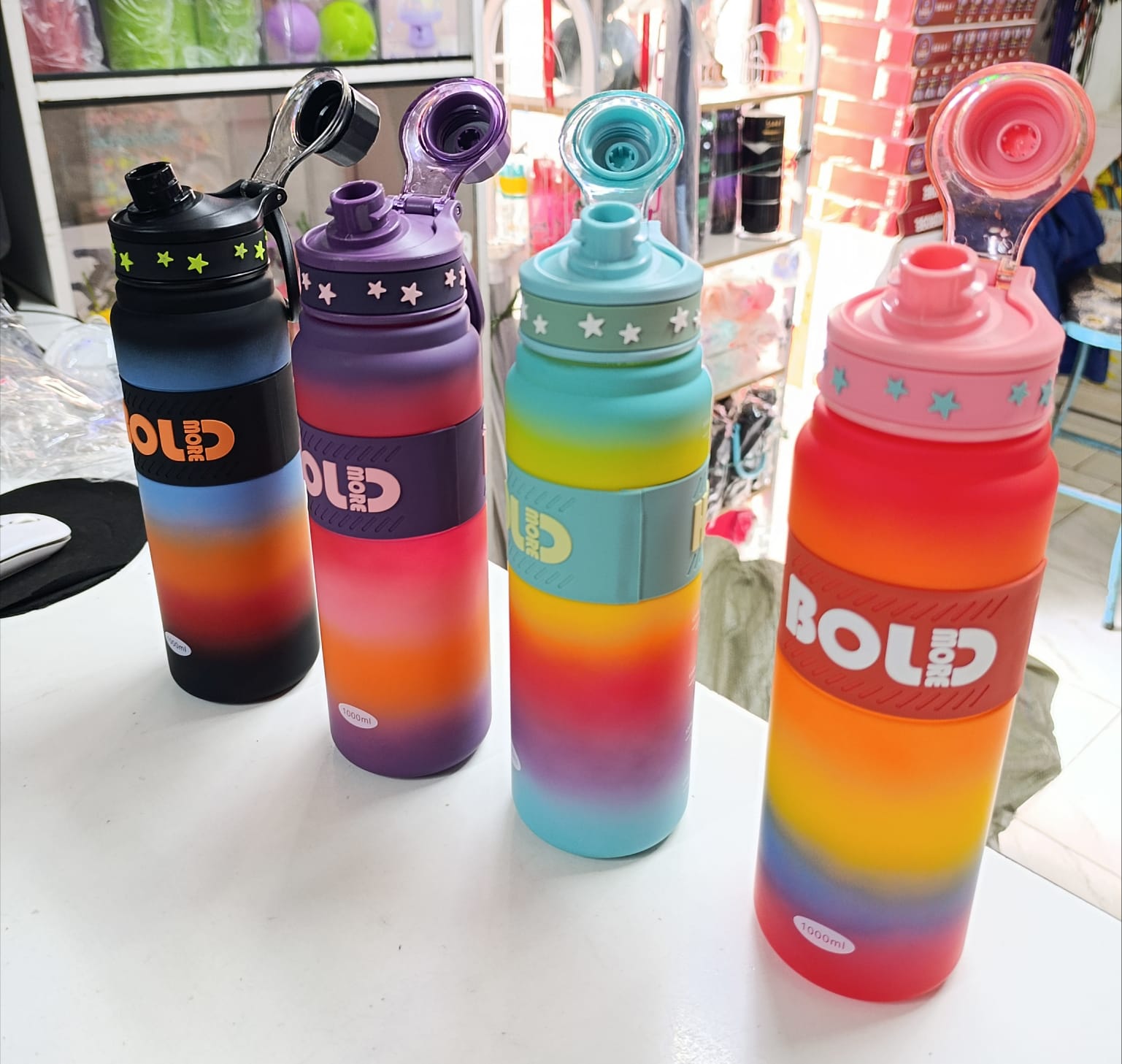 🔥🔥 Bold Motivational  water bottle Quote & Time Marker water bottle With times and unique inspirational quote, two colour water bottle